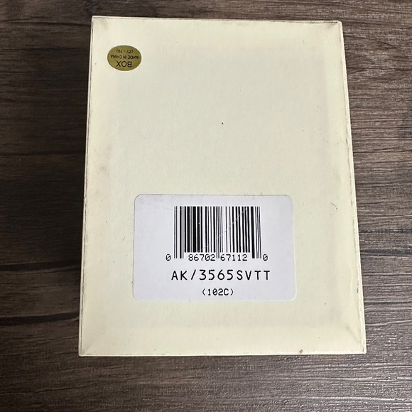 *ANNE KLEIN* Silver x Gold White Dial Women's Mesh Bracelet Watch NWT w/ Box - Picture 14 of 15